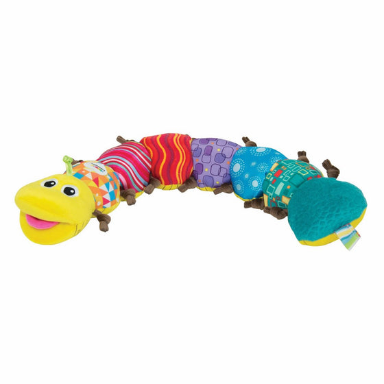 Lamaze - Musical Inchworm Toy, Encourage Tummy Time while Baby Learns and Plays with Music, Bright Colors and Fun Textures, 0 Months and Older