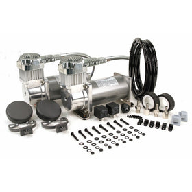 VIAIR VIAIR 380C 200 PSI Dual Performance Value Pack - Pewter