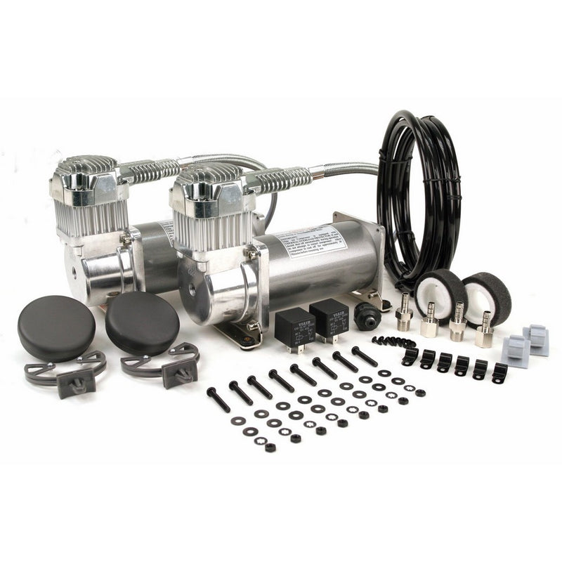 VIAIR VIAIR 380C 200 PSI Dual Performance Value Pack - Pewter