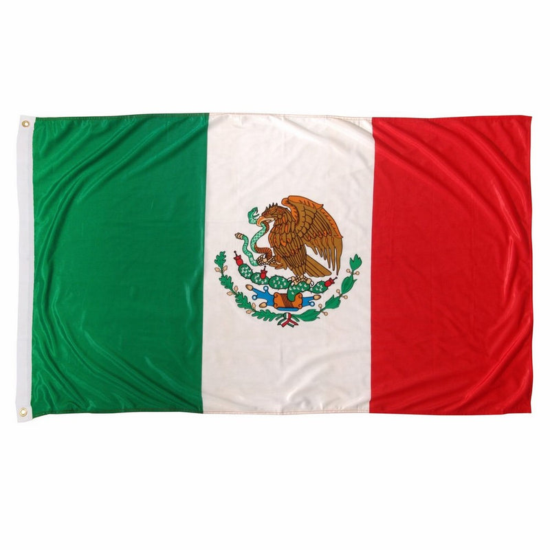 Online Stores Mexico Superknit Polyester Flag, 3 by 5-Feet