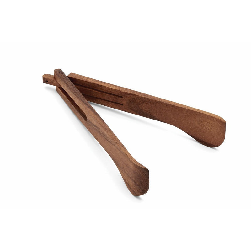 Ironwood Gourmet 28203 Spring Salad Tongs, Acacia Wood