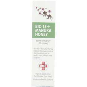 UMF 15Manuka Honey Wound and Burn Dressing, 2-Ounce Tubes (Pack of 2)