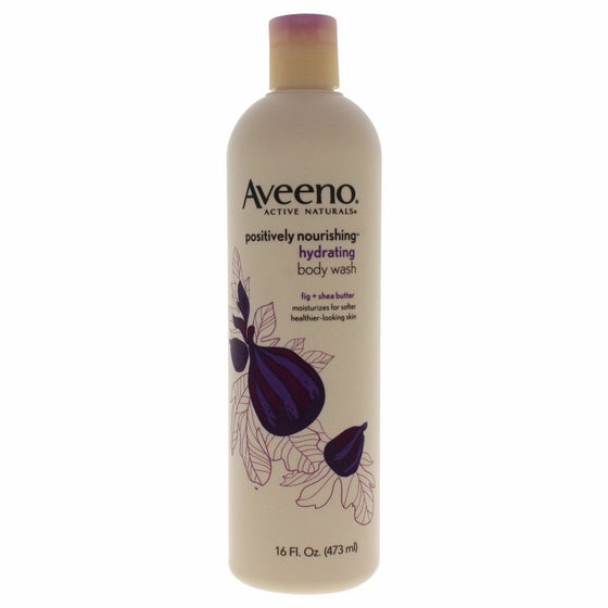 Aveeno Positively Nourishing Hydrating Body Wash, For Dry Skin 16 Fl. Oz