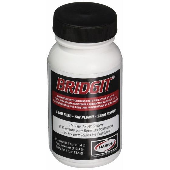 Harris BRPF4 Bridgit Paste Soldering Flux, 4 oz. Jar
