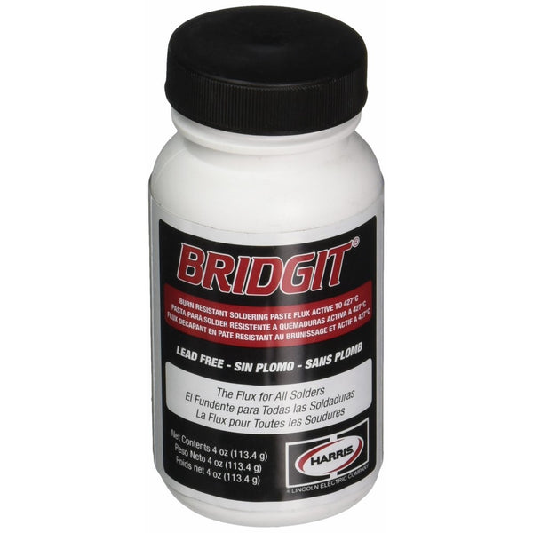 Harris BRPF4 Bridgit Paste Soldering Flux, 4 oz. Jar