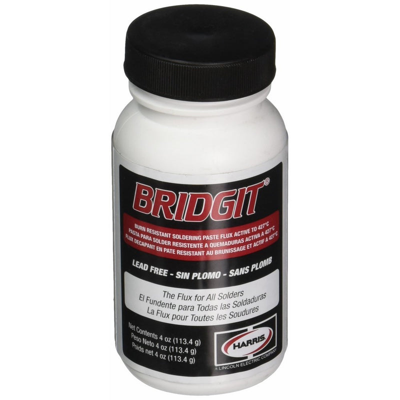 Harris BRPF4 Bridgit Paste Soldering Flux, 4 oz. Jar