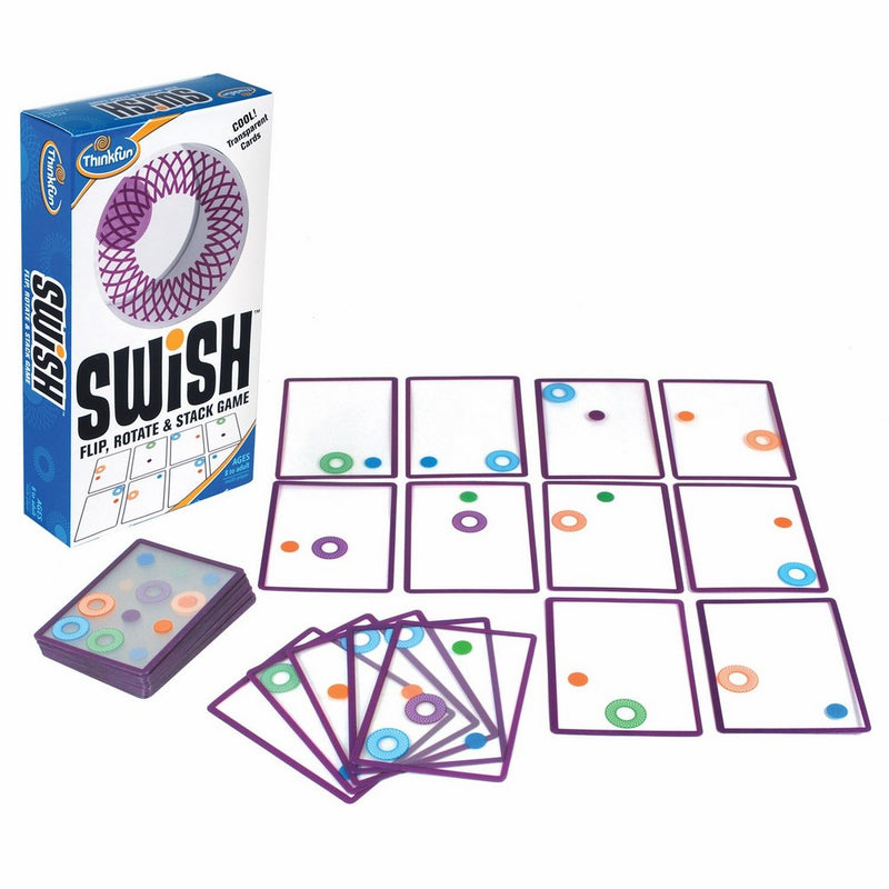 Think Fun Swish - A Fun Transparent Card Game and Toy of the Year Nominee For Age 8 and Up