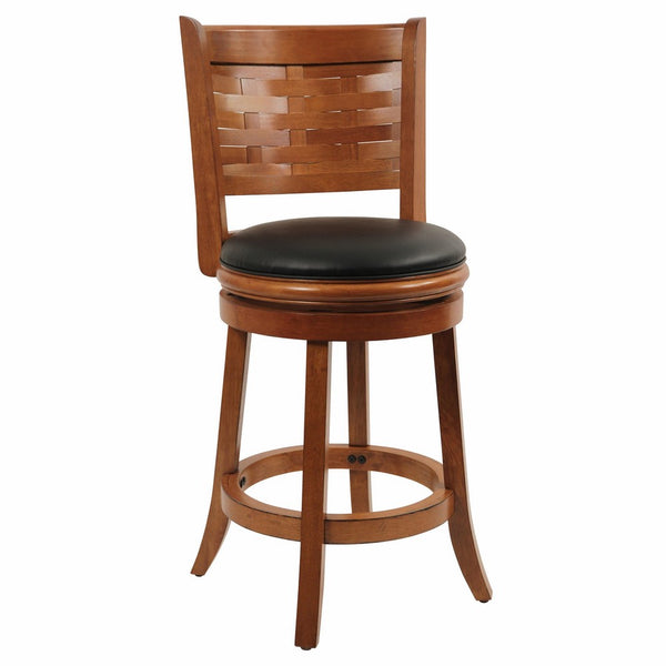 Boraam 41024 Sumatra Swivel Stool, 24-Inch, Distressed Oak