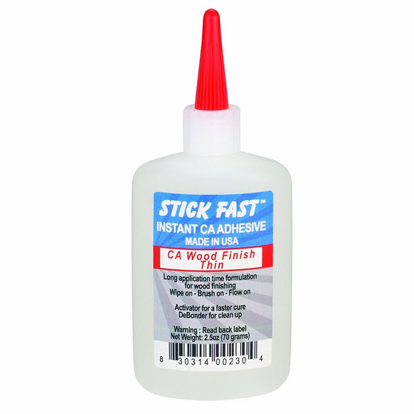 Stick Fast Yellow Stick Fast 230 CA Wood Finish, 2.5 oz Capacity, Thin - Edealszone.com