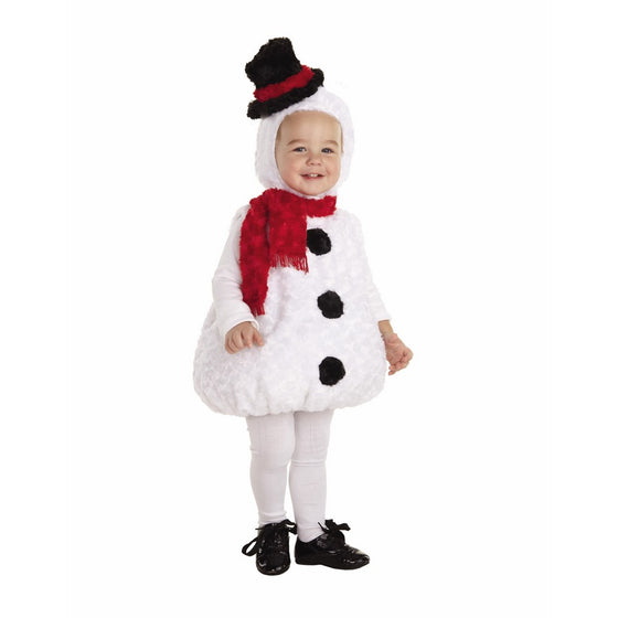 Underwraps Baby's Snowman Bally, White/Black/Red, X-Large