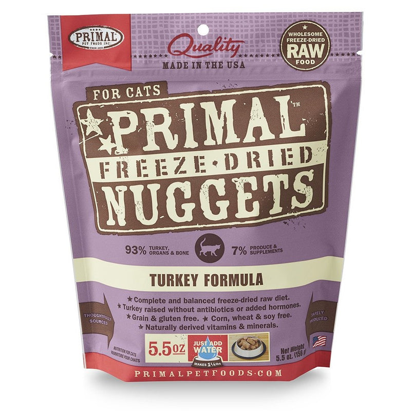 Primal Pet Foods Freeze-Dried Feline Turkey Formula 5.5 oz
