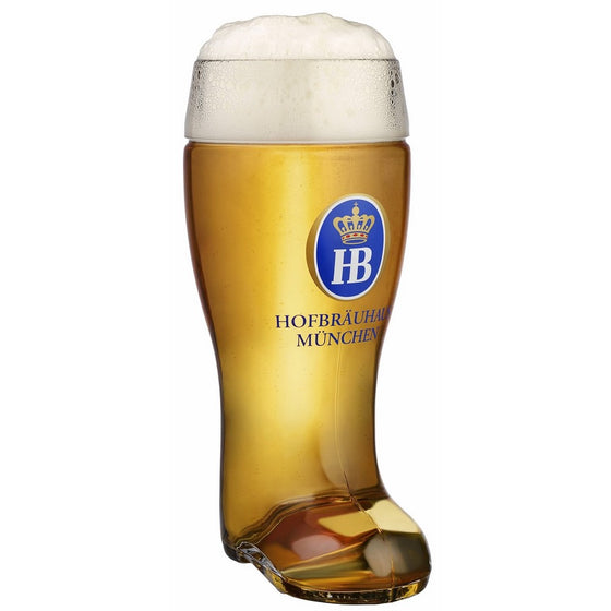 Hofbrauhaus Munich Munchen Glass German Beer Boot 1 L Germany Oktoberfest