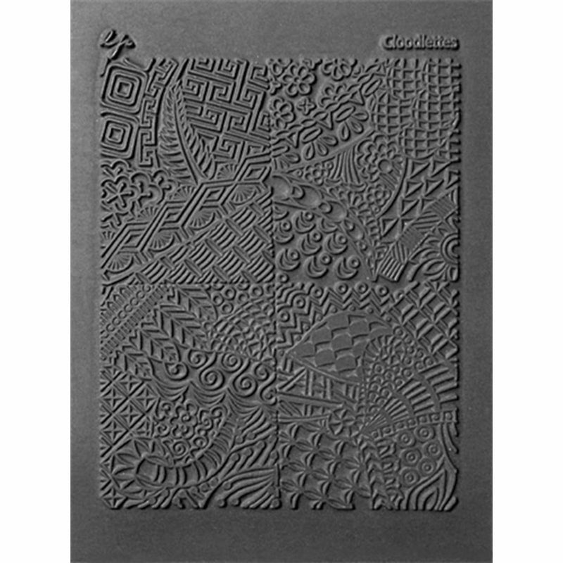 Great Create (GRF8Z) 426433 Lisa Pavelka Individual Texture Stamp, 4.25 by 5.5-Inch 1-Pack-Cloodettes