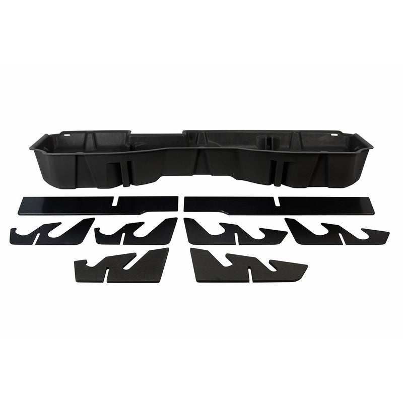 DU-HA Under Seat Storage Fits 14-17 Chevrolet/GMC Silverado/Sierra Light Duty & Heavy Duty Crew Cab, Black, Part #10300