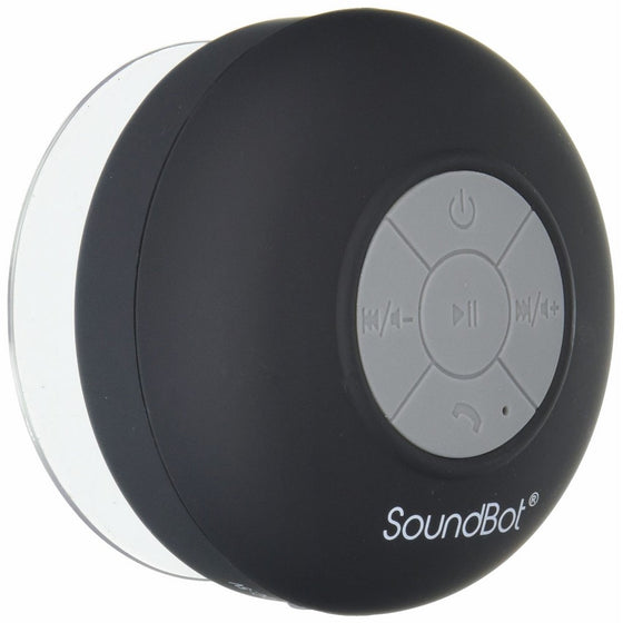 SoundBot SB510 HD Water Resistant Bluetooth 3.0 Shower Speaker, Handsfree Portable Speakerphone with Built-in Mic, 6hrs of playtime, Control Buttons and Dedicated Suction Cup for Showers, Bathroom, Pool, Boat, Car, Beach, & Outdoor Use