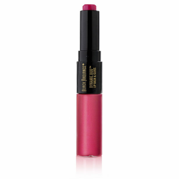 Black Radiance Dynamic Duo Lip Balm & Gloss, Fuchsia