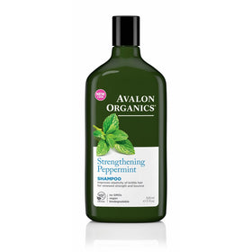 Avalon Organics Shampoo, Strengthening Peppermint, 11 Fluid Ounce