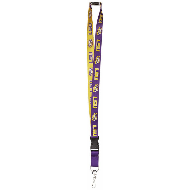 NCAA Lsu Tigers Two-Tone Lanyard, Purple, One Size