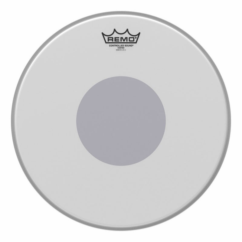 Remo Controlled Sound Coated Drum Head with Reverse Black Dot - 14 Inch