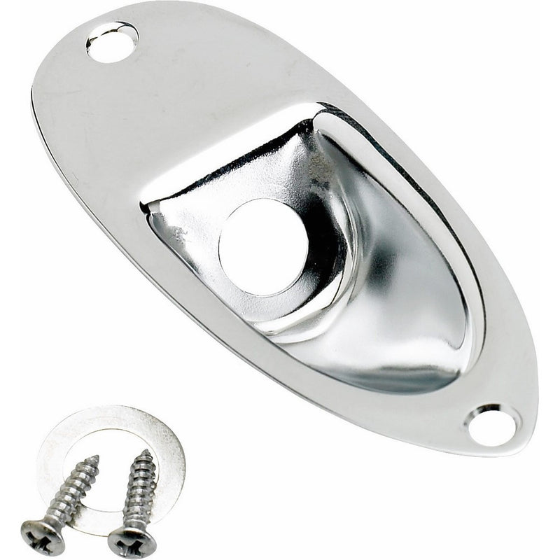 Fender Electric Guitar Part Stratocaster Jack Ferrule - Chrome