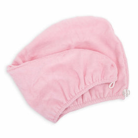 Diva Darling, Easy to Use & Super Absorbent Microfiber Hair Turban, Pink