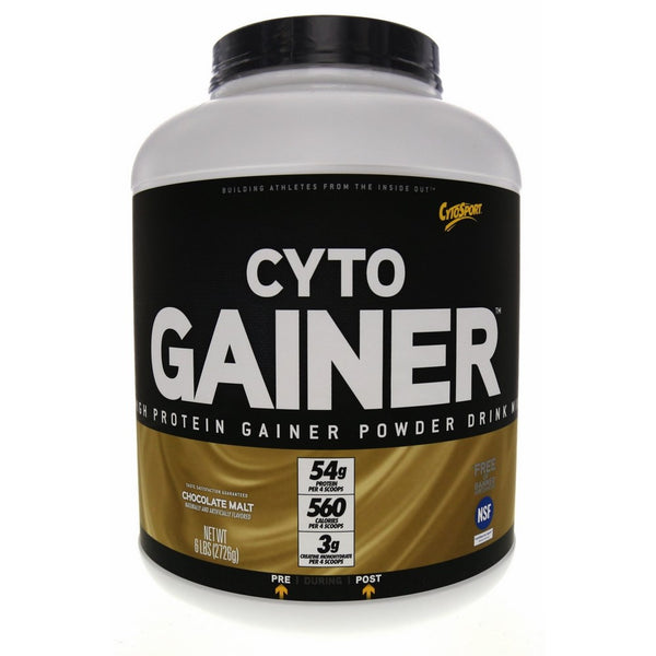 CytoSport Cyto Gainer Protein Powder, Chocolate Malt, 54g Protein, 6 Pound