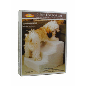 Pet Stairs 3 Steps Stairs Small Dog Cat Steps Pet Ramp Ladder Portable Travel Up to 20 lbs
