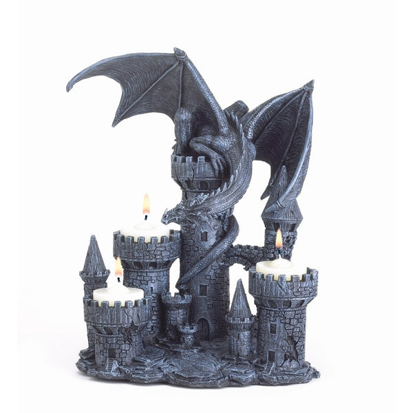 Gifts & Decor Dragon Candleholder Medieval Castle Magic Myth Fantasy