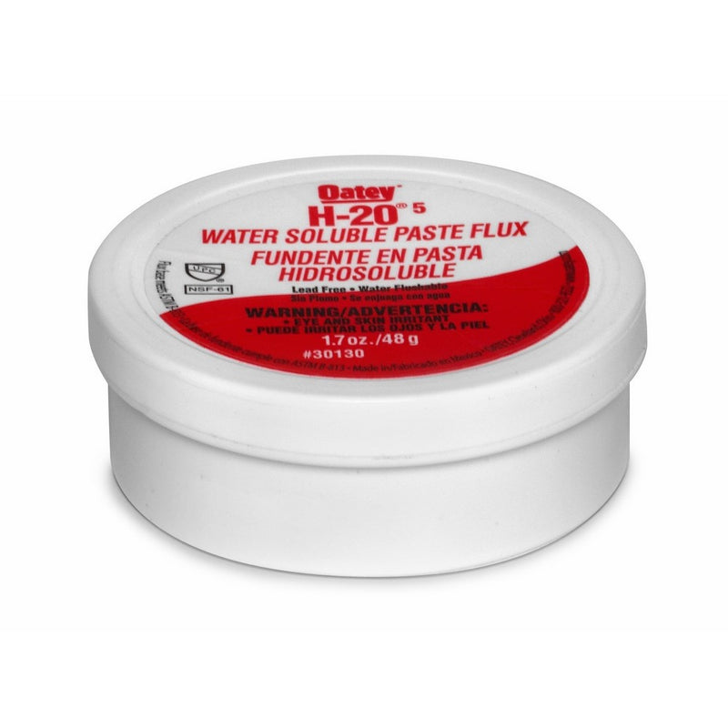 Oatey 30130 H205 Water Soluble Paste Flux, 1.7-Ounce