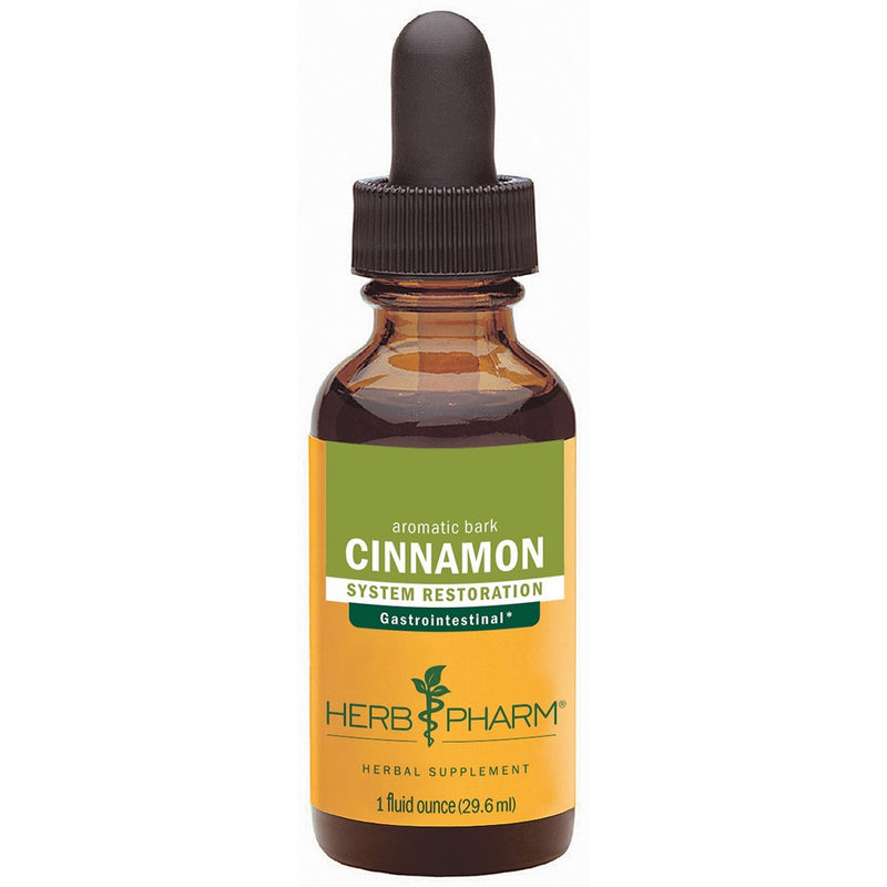 Herb Pharm Certified Organic Cinnamon Extract for Cardiovascular and Circulatory Support - 1 Ounce