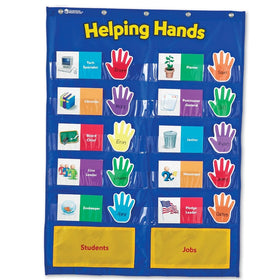 Learning Resources Helping Hands Pocket Chart