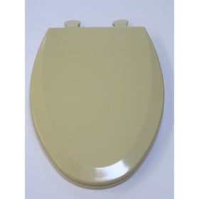 Bemis 1500EC068 Molded Wood Elongated Toilet Seat With Easy Clean and Change Hinge Fawn Beige