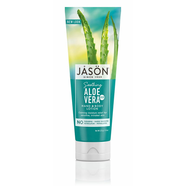 JASON 84% Aloe Vera Hand & Body Lotion, 8 Ounce (Pack of 3)