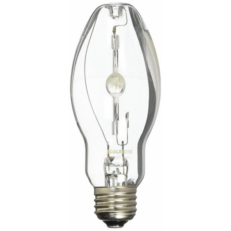 Bulbrite MH70/U/MED Medium E26 Base 70-Watt Enclosed Fixture Metal Halide Pulse Start Light Bulb, Universal Burn