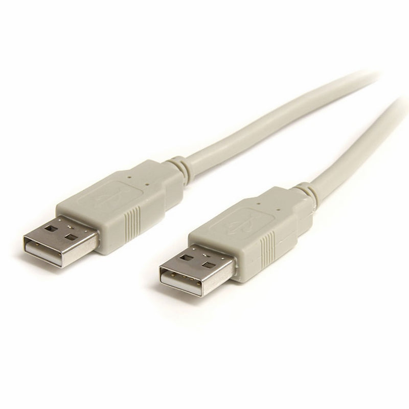 StarTech.com Beige A to A USB 2.0 Cable - M/M - 3 Feet (USBFAA3)