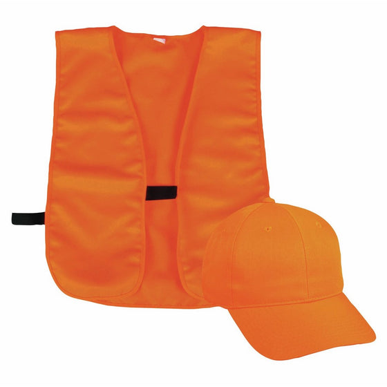 Outdoor Cap Blaze Cap and Vest, 1 Unit, Blaze Orange