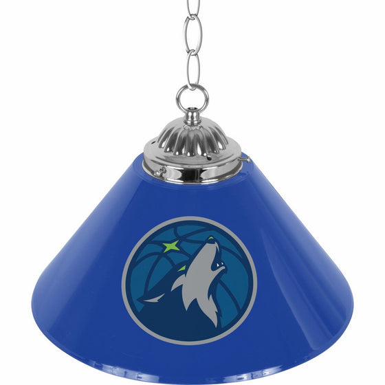 NBA Minnesota Timberwolves Single Shade Gameroom Lamp, 14"