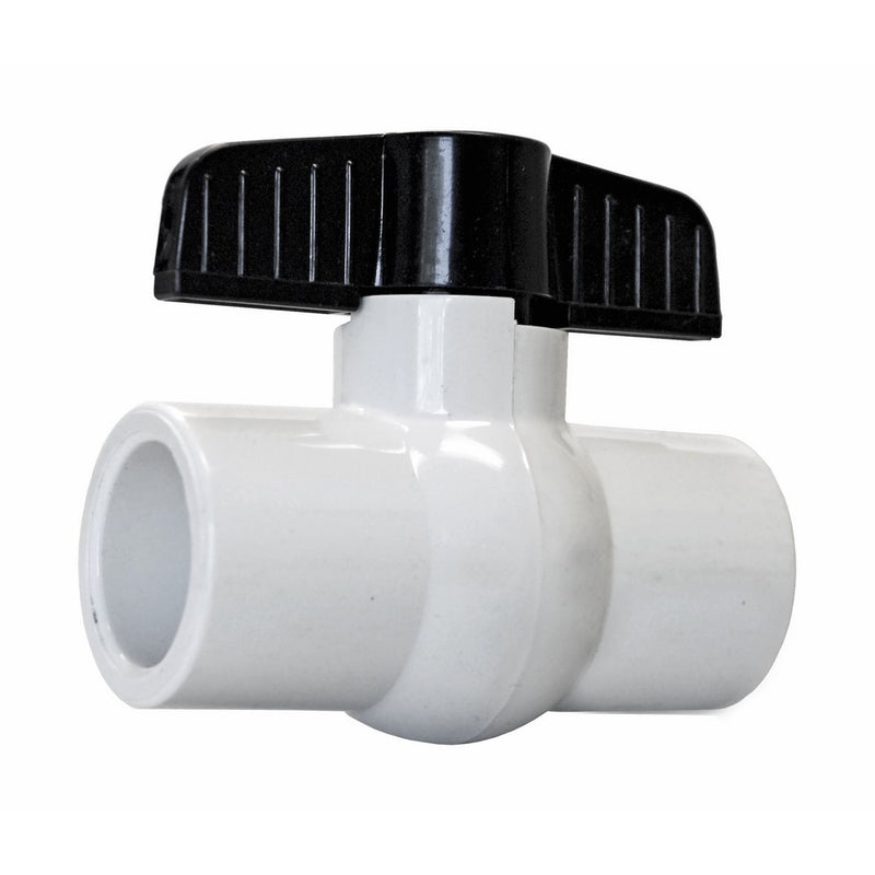 American Valve P200S 2" PVC Ball Valve Socket Schedule 40, 2-Inch