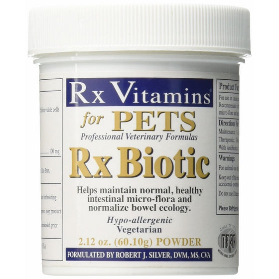 Rx Vitamins Essentials 1 Piece 2.12 oz/60.10g Biotic Powder for Pets, One Size