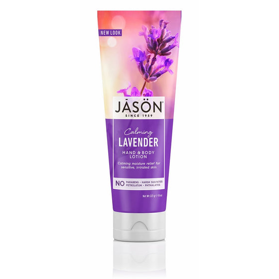 JASON Calming Lavender Hand & Body Lotion, 8 oz. (Packaging May Vary)