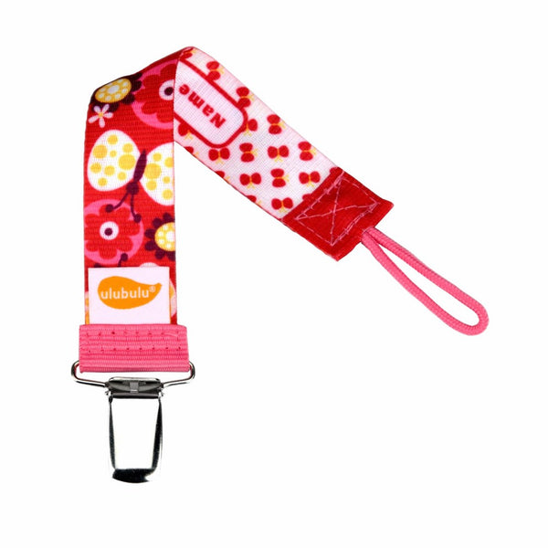 Ulubulu Universal Pacifier Clip, Butterfly Kisses