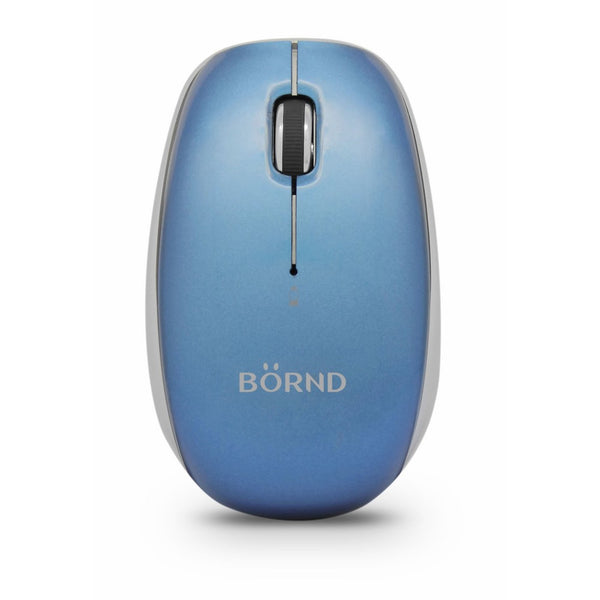 Bornd 1000/1750 DPI Bluetooth 3.0 Optical Wireless Mouse, Blue (C170B BLUE)