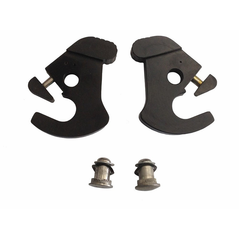 Rotary Latch Cam Lock Kit for Harley Davidson Detachable Side Plates Luggage Racks Tour Pack Racks - Black