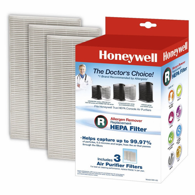 Kaz Honeywell Filter R True HEPA Replacement Filter - 1 Pack of 3 filters
