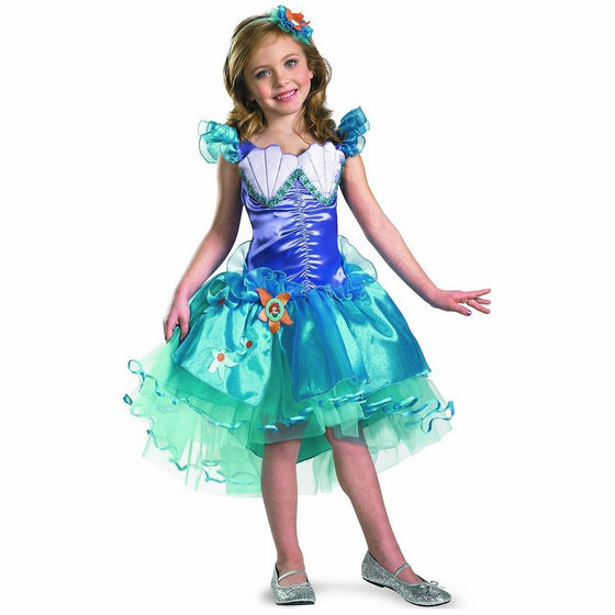 Girl's Disney The Little Mermaid Ariel Tutu Prestige Costume, 3T-4T