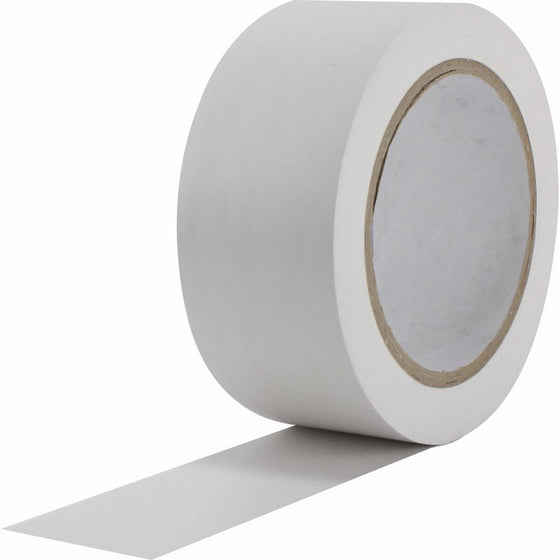 ProTapes Pro 50 Premium Vinyl Safety Marking and Dance Floor Splicing Tape, 6 mils Thick, 36 yds Length x 2" Width, White (Pack of 1)