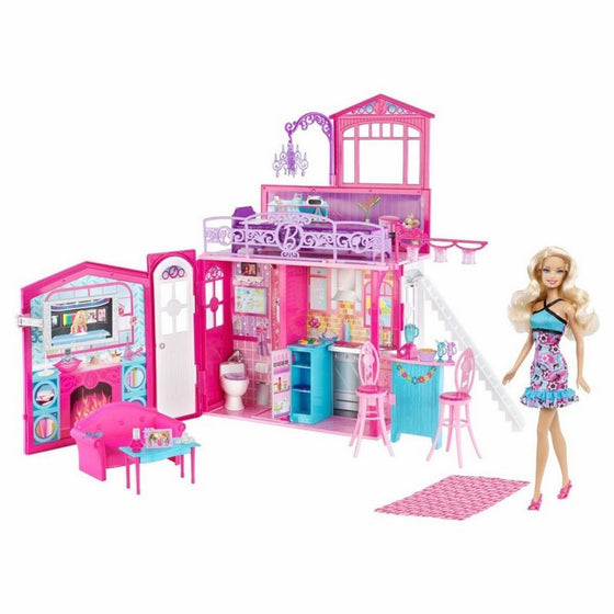 Barbie Glam House & Doll Set by Mattel