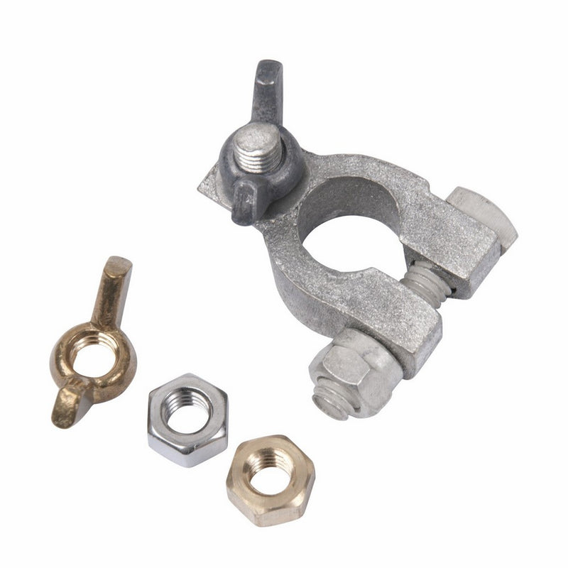 Ancor 260010 Marine Grade Electrical Tinned Copper Battery Terminals (Negative, 5/16 Wing Nut)