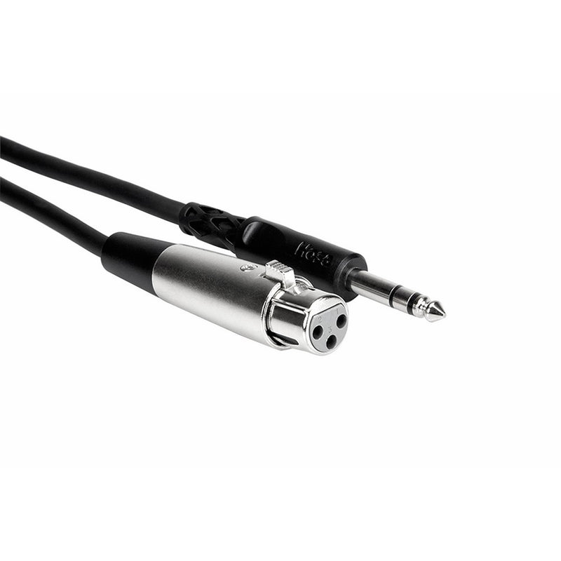 Hosa STX-102F XLR3F to 1/4 inch TRS Balanced Interconnect Cable, 2 feet