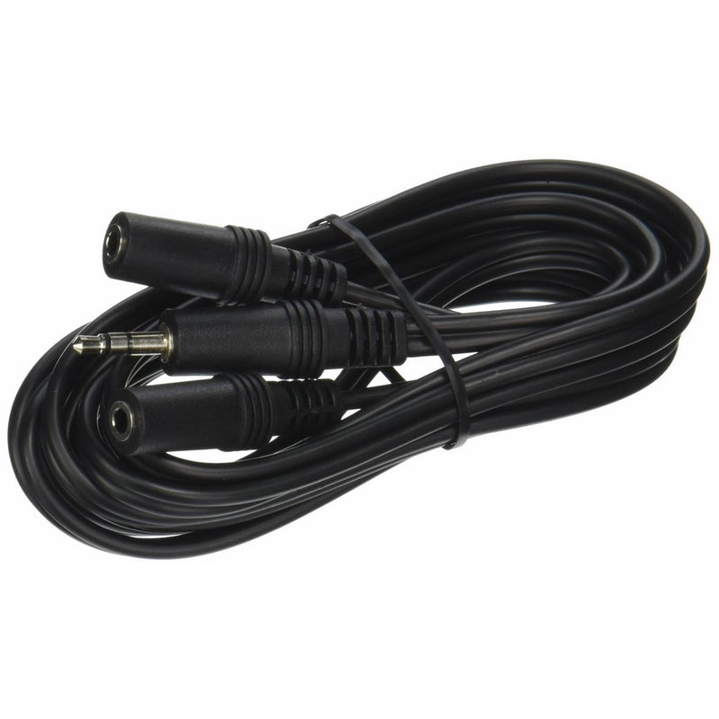 C2G 40427 One 3.5mm Stereo Male to Two 3.5mm Stereo Female Y-Cable (6 Feet, 1.82 Meters)